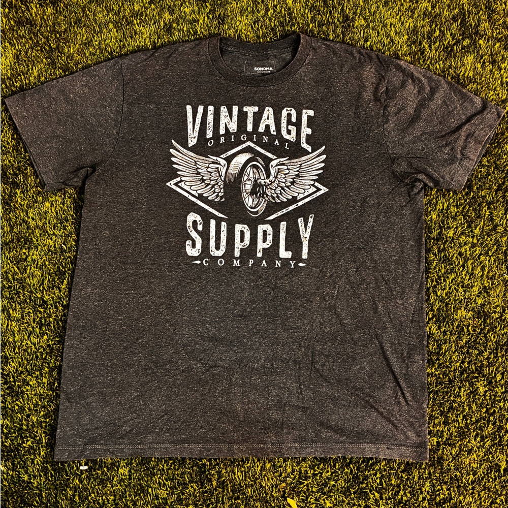 Sonoma Vintage Graphic Charcoal Tee